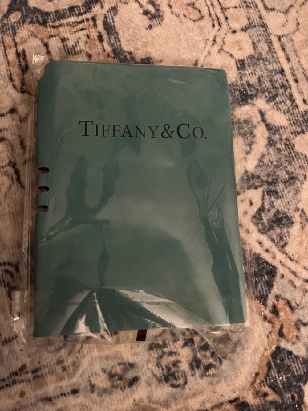 Tiffany & Co. Teal  Notebook and Pen